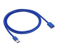 Akyga AK-USB-10 Cavo USB USB 3.0 Spina USB-A, Presa USB-A 1.80 m Nero