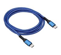 Akyga AK-USB-38 Cavo USB USB 2.0 Spina USB-C®, Spina USB-C® 1.80 m Blu