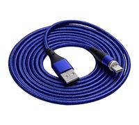 Akyga AK-USB-43 Cavo USB Spina USB-A, Spina USB-C® 2.00 m Blu spina magnetica