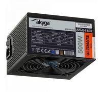 Akyga - Alimentatore di rete ATX 500W 80+ Bronze APFC P8 4+4pin 2x PCI-E 6x SATA 12cm ventola