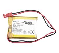 Akyga Batteria ricaricabile LiPo 3.7 V 1150 mAh JST