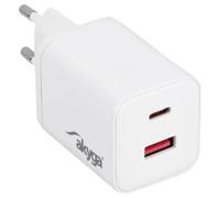 Akyga AK-CH-28 Caricatore USB 45 W USB-C®, USB-A Bianco