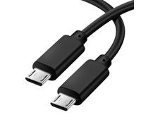 Akyga, Cavo Micro USB a Micro USB - 60 cm Trasferimento dati e ricarica, Nero
