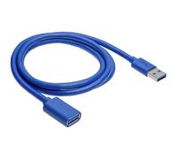 Akyga Cavo USB Spina USB-A, Presa USB-A 1.00 m Nero AK-USB-28