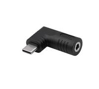 AKYGA Plug di ricarica per notebook, adattatore AK-ND-D12, 65 W, 4,0 x 1,35 mm, USB-C Black