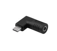 AKYGA Plug di ricarica per notebook, adattatore AK-ND-D14, 65 W, 3,5 x 1,35 mm, USB-C Black