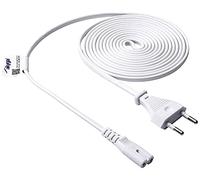Akyga Power Cable for Notebook AK-RD-07A Eight CCA CEE 7/16/IEC C7, 3 m, bianco