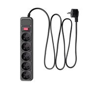 Akyga Surge Protector AK-SP-06A 5 prese tedesche CEE 7/3 (tipo F) 1,8 m