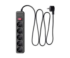Akyga Surge Protector AK-SP-06A 5 prese tedesche CEE 7/3 (tipo F) 1,8 m