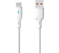 Akyga USB-C - Cavo USB-A, spina USB-C 1,8 m, bianco AK-USB-60