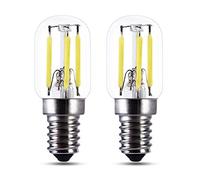 Akynite Lampadina Basculante Garage 24V E14 3W Luce Fredda 6000K, T22, Lampadina Cancello E14 25W Equivalente, 250LM, LED E14 12V DC Filamento Tubolare per Camper, Lampadine Votive 24V, set di 2