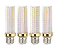 Akynite Lampadina LED bianco freddo 6000 K 2000 lm, 88 LED, equivalente a lampada alogena E27 150 W, confezione da 4 pezzi per Garage/Studio