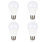 Akynite Lampadina LED E27 12V 9W Luce Fredda 6000K per Camper, 750LM, 270 gradi, Lampadine LED AC DC 12 Volt 24V E27 Attacco per Fotovoltaico Solare Giardino Baita, set di 4