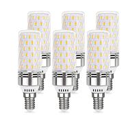 Akynite Lampadine LED Mais E14 12W Luce Fredda 6000K 1450LM, 84 LEDs, E14 100W Alogena Equivalente, Lampadina LED E14 Bianca Fredda per Lampada Plafoniere, non dimmerabile, set di 6