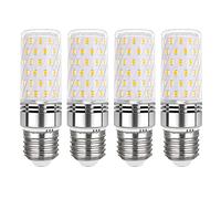 Akynite Lampadine Mais e27 12W LED Luce Fredda 6000K, 1450LM, Equivalente Alogena 100W, 360° Luce, AC 220V, Non Dimmerabile, Set di 4