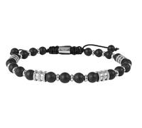 Akzent Bracciale a sfera in acciaio inox, unisex, in oro e argento, lunghezza 19 cm, chiusura magnetica, 100% impermeabile e delicato sulla pelle, bracciale unisex, Eine Grösse, Acciaio inossidabile