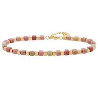 Akzent Bracciale da donna in acciaio inox color oro, lunghezza 17,5 cm, chiusura a moschettone, 100% impermeabile e delicato sulla pelle | Bracelet for Woman