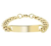 Akzent Bracciale unisex in acciaio inox color argento oro e nero, 100% impermeabile e delicato sulla pelle, Eine Grösse, Acciaio inossidabile