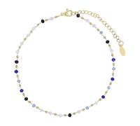 Akzent Cavigliere all'ingrosso in acciaio inox regolabile 25+5 cm - cavigliere estive alla moda in argento o oro, vari disegni con perline, ciondoli e pietre naturali