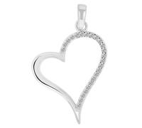 Akzent Ciondolo da donna, in argento 925, rodiato, 1,5 mm, 100% impermeabile e delicato sulla pelle