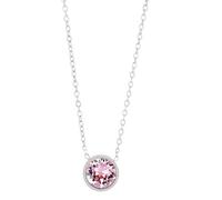 Akzent Collana con ciondolo da donna in acciaio inox | catena ad ancora 43 + 5 cm | cristallo | chiusura a moschettone | regalo per uomini, donne | 100% impermeabile e delicato sulla pelle