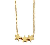 Akzent Collana da bambina di alta qualità, in acciaio inox color argento e oro, 100% impermeabile e delicato sulla pelle, 43, Acciaio inossidabile