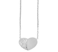 Akzent Collana da donna con ciondolo in acciaio inox color argento, 100% impermeabile e delicato sulla pelle