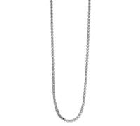 Akzent Collana da donna in argento 925, catena veneziana, lunghezza 45 e 50 cm, spessore 1,2 mm, chiusura a moschettone, catena in argento senza ciondolo, idea regalo per donne, 45, Argento, Nessuna