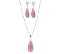 Akzent Collana in acciaio inox unisex in argento, 100% impermeabile e delicato sulla pelle, gioielli unisex