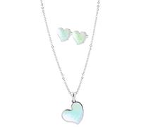 Akzent Collana in acciaio inox unisex in argento, 100% impermeabile e delicato sulla pelle, gioielli unisex