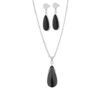 Akzent Collana in acciaio inox unisex in argento, 100% impermeabile e delicato sulla pelle, gioielli unisex