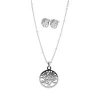 Akzent Collana in acciaio inox unisex in argento, 100% impermeabile e delicato sulla pelle, gioielli unisex