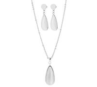 Akzent Collana in acciaio inox unisex in argento, 100% impermeabile e delicato sulla pelle, gioielli unisex