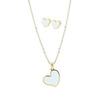 Akzent Collana in acciaio inox unisex in oro, 100% impermeabile e delicato sulla pelle, gioielli unisex