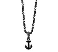 Akzent Collana unisex di alta qualità con ciondolo in acciaio inox bicolore 100% impermeabile e delicato sulla pelle