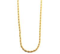 Akzent Collana unisex di alta qualità, in acciaio inox color oro rosa, 100% impermeabile e delicato sulla pelle, 40 cm, Acciaio inossidabile