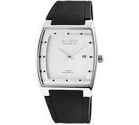 Akzent Exclusive Orologio da uomo bianco nero analogico data metallo silicone orologio da polso