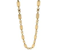 Akzent Uomo e donna in acciaio inox 55 cm, colore oro con ciondolo a pannello, lavorazione robusta, ideale per tutti i giorni e per il tempo libero