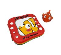 ¡Al agua! - El pez payaso: Un libro de baño para bebés de 0 a 3 años (incluye un cuento y un muñequito SIN AGUJERO para jugar en la bañera)