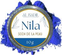 al badil Nila Bleu Original - Polvere di Nila De Marocco, in vaso richiudibile, per pelle e capelli, 100% naturale di schiarente, segreti di bellezza del Marocco