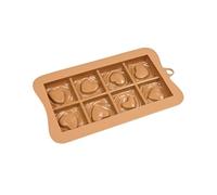 al cioccolato - 7.09x4.09x0.39 pollici di caramelle in silicone, stamp per proteine e barrette di energia, fusione riutilizzabile per la cottura fai -da -te, per tartufo, brownie, cas
