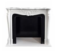 Al coperto Cornice for caminetto con cornice decorata in stile francese indipendente