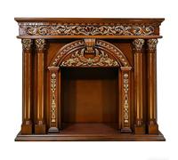 Al coperto Cornice for caminetto decorativa autoportante(Gold)