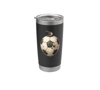 AL CULMINE E SULLA VETTA DEL CALCIO Bicchiere termico in acciaio inox doppia parete