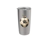 AL CULMINE E SULLA VETTA DEL CALCIO Bicchiere termico in acciaio inox doppia parete