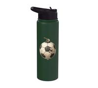 AL CULMINE E SULLA VETTA DEL CALCIO Stainless Steel Insulated Water Bottle