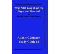 Al-Haj Karriem El-Amin Sha What Allah says about His Signs and Mirac (Tascabile)