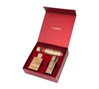 Al Haramain Amber Oud Gold Edition Luxury Gift Set | Include profumo da 75 ml e 30 ml + spray per il corpo da 200 ml | Elegante fragranza unisex con note di agrumi e ambra