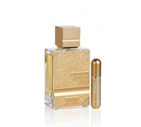 Al Haramain Detour Noir, Eau de Parfum spray, 100 ml, fragranza floreale, ambra, muschio, profumo arabo di lusso per donne e uomini (Gold 999,9 Dubai 75 ml)