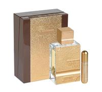 Al Haramain Detour Noir, Eau de Parfum spray, 100 ml, fragranza floreale, ambra, muschio, profumo arabo di lusso per donne e uomini (Gold 999,9 Dubai 75 ml)